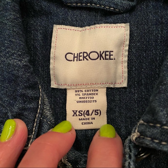 Cherokee Kids Denim Jean Jacket - Picture 3 of 3